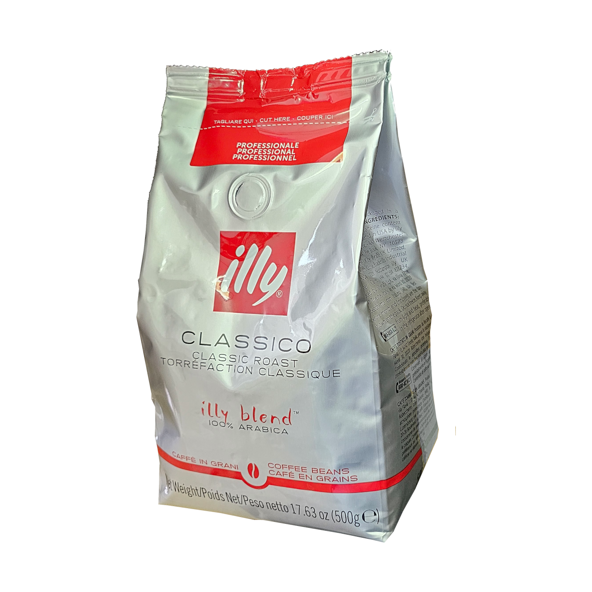 תערובת פולי קפה מהדורה מיוחדת למשרדים 100 % ערביקה בקלייה בינונית Illy classico 500 גרם