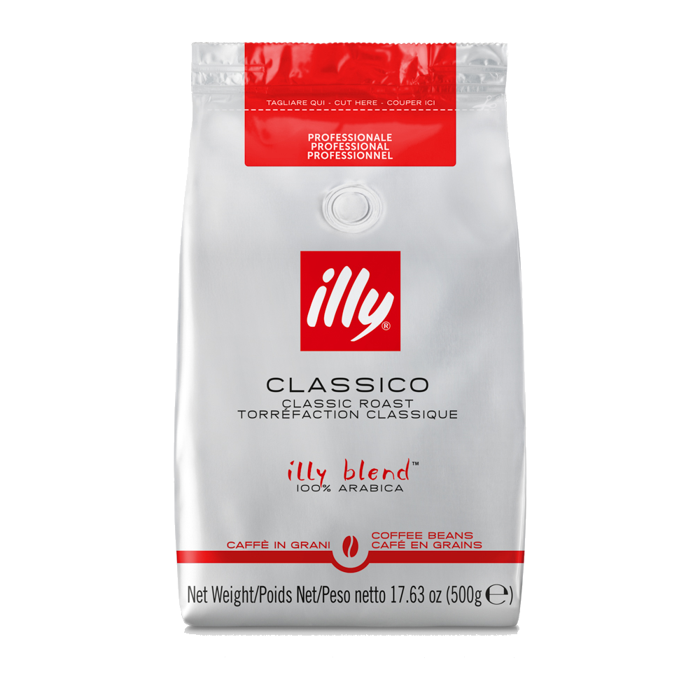תערובת פולי קפה מהדורה מיוחדת למשרדים 100 % ערביקה בקלייה בינונית Illy classico 500 גרם