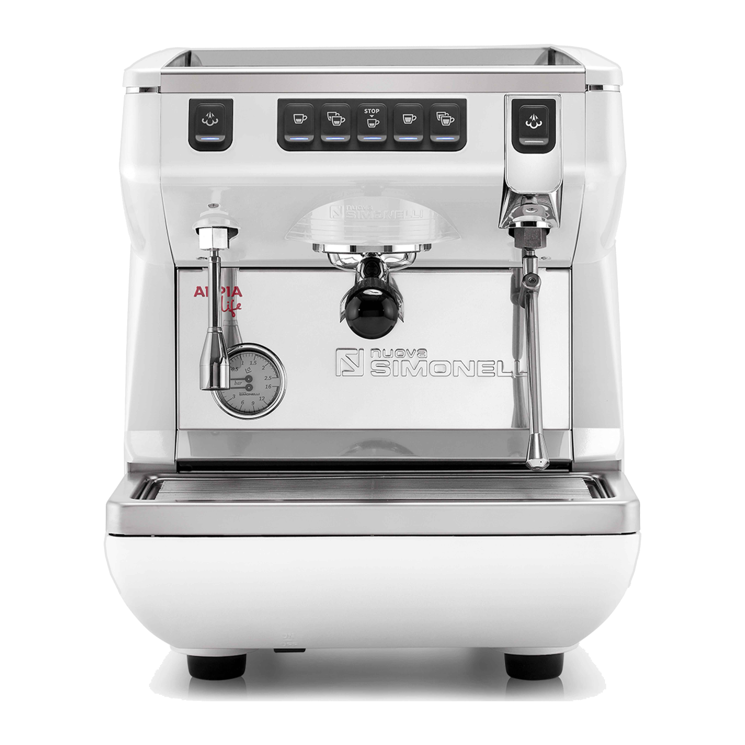 Коммерческая кофемашина для эспрессо с одной головкой белого цвета - Nuova Simonelli Appia Life 1G