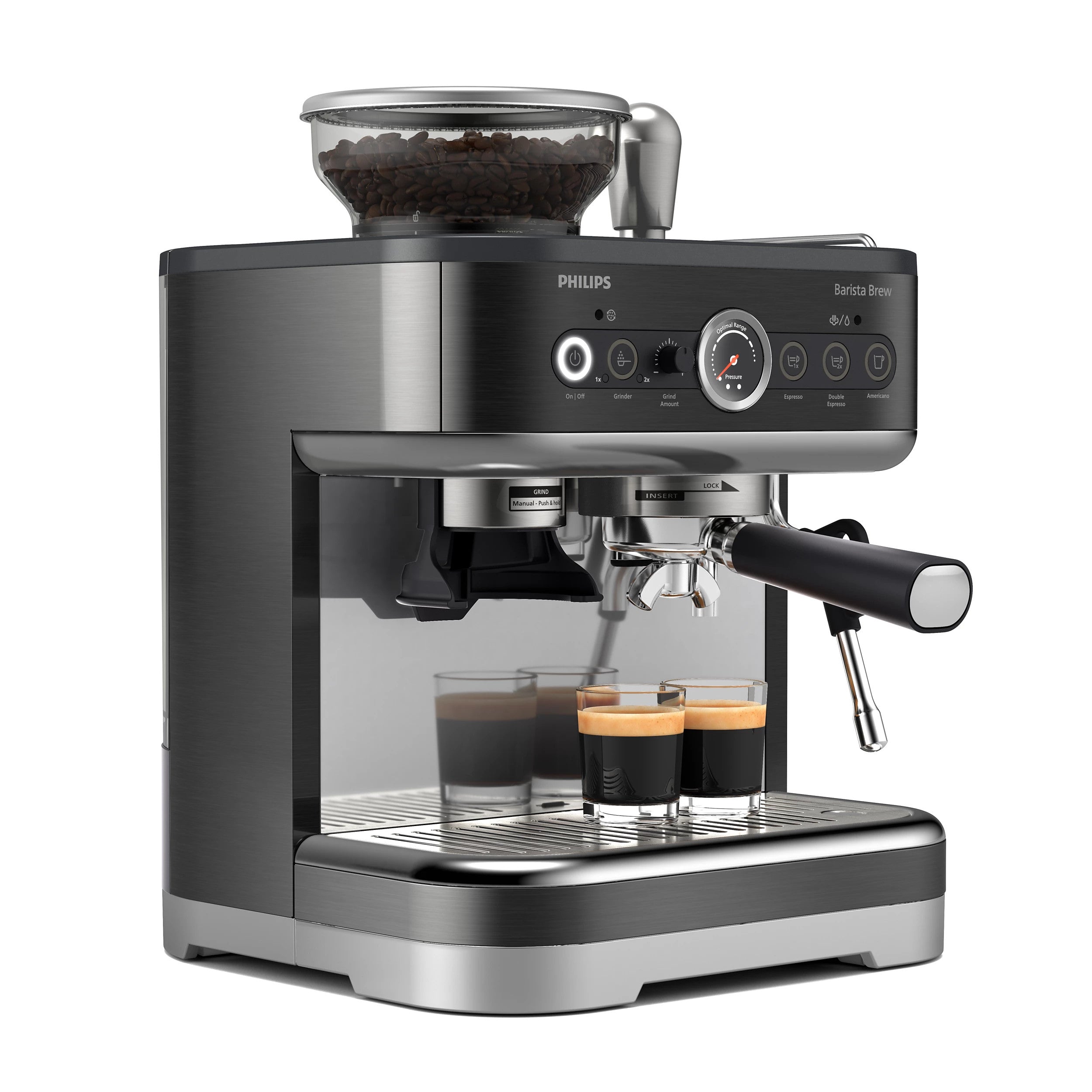 מכונת אספרסו חצי אוטומטית של פיליפס - Philips Barista Brew PSA3218/10