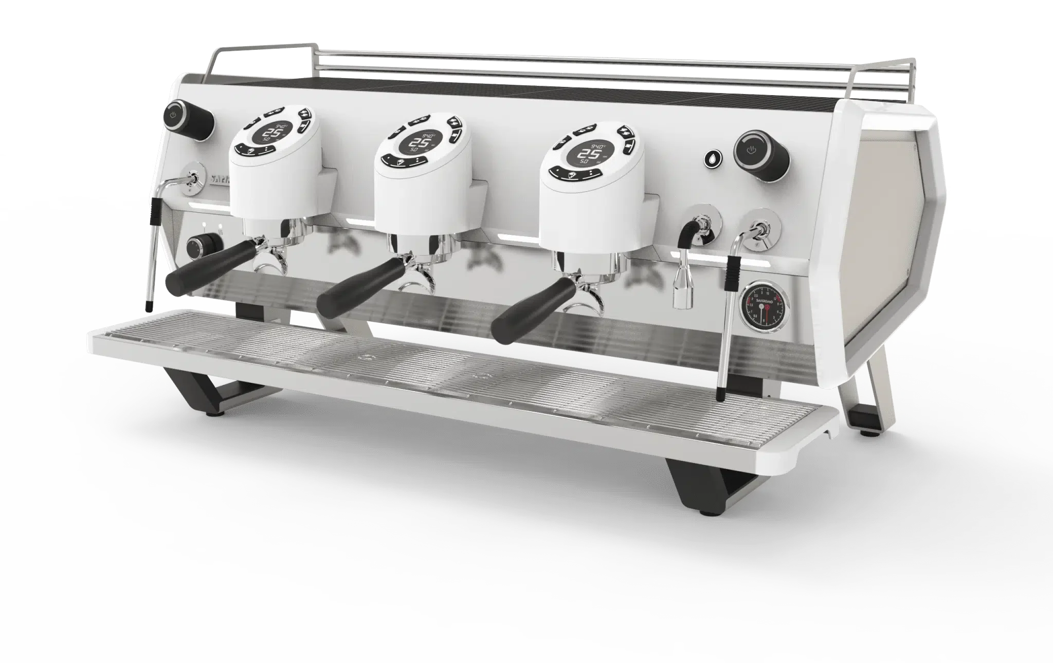 מכונת אספרסו החדישה D8 עם שלושה ראשים. SanRemo D8