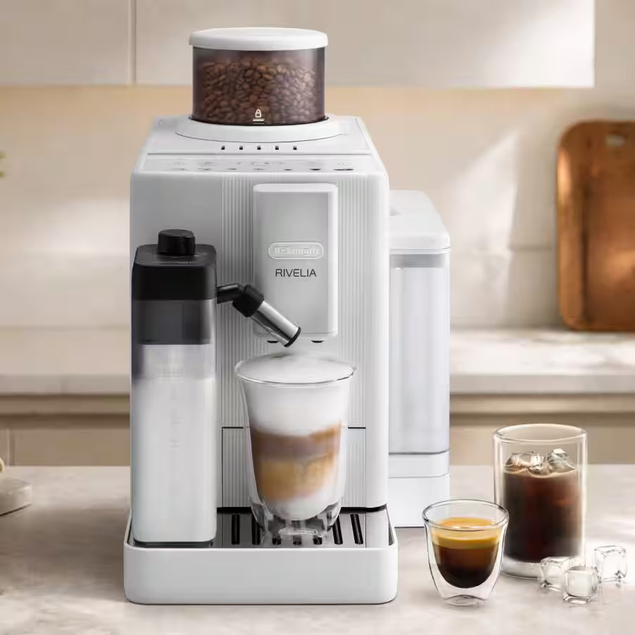 מכונת אספרסו Delonghi RIVELIA Start EXAM 420.55.WXL לבנה