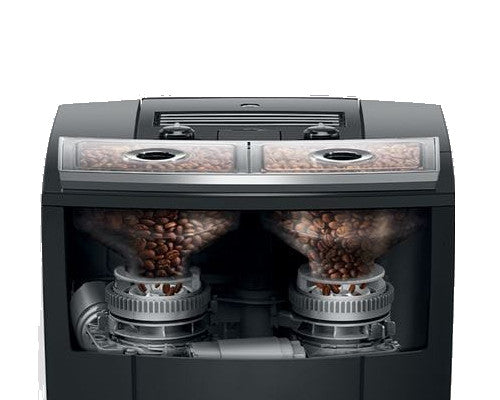 מכונת האספרסו Jura J8 Twin שחורה ל-2 סוגי קפה