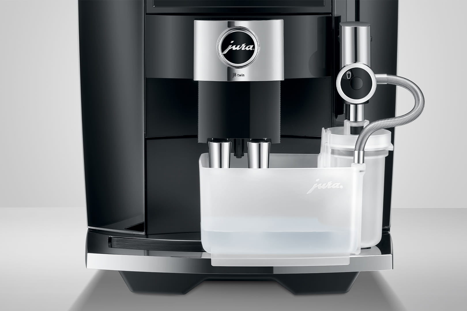 מכונת האספרסו Jura J8 Twin שחורה ל-2 סוגי קפה