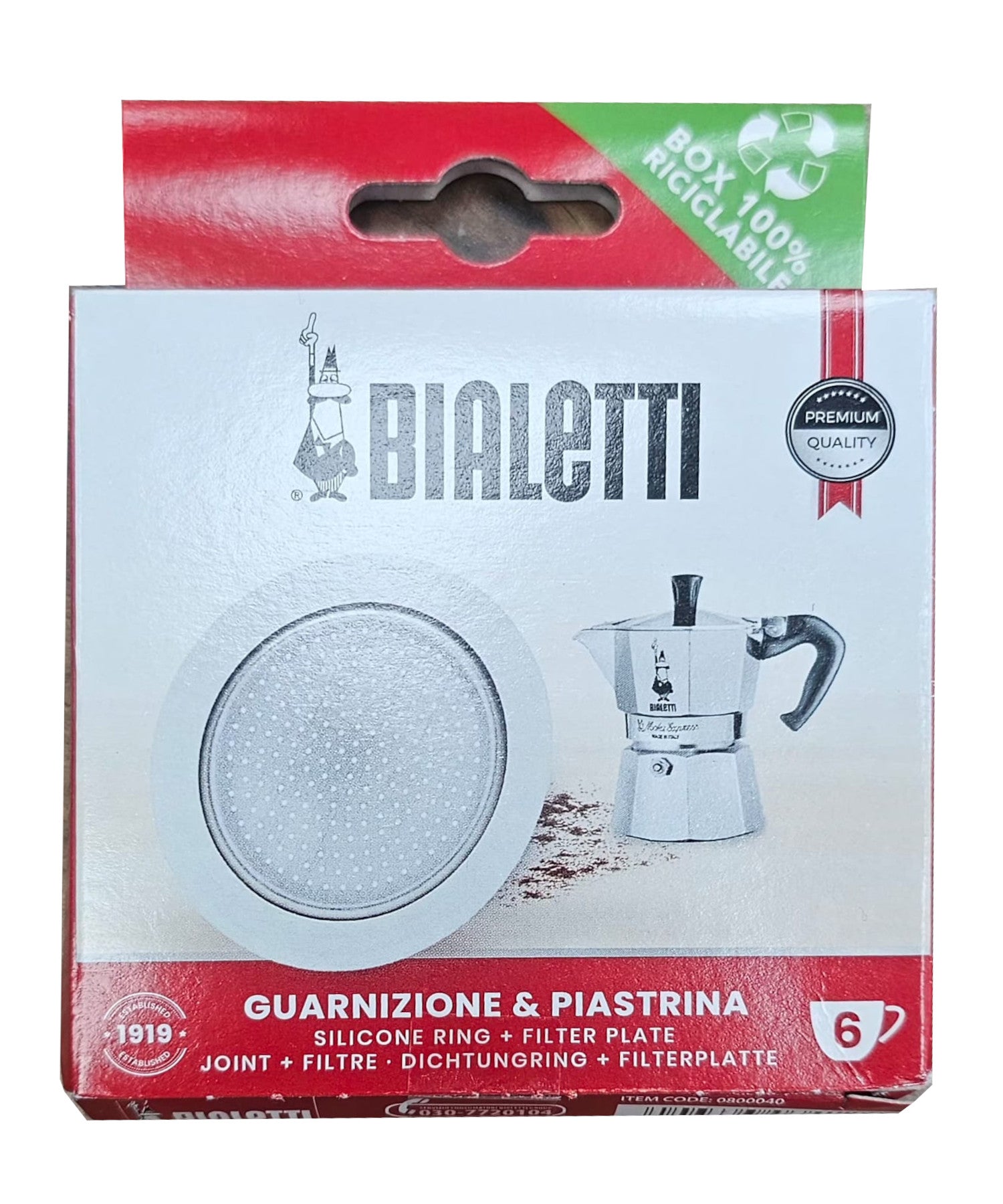 אטמים ופילטרים למקינטות Bialetti