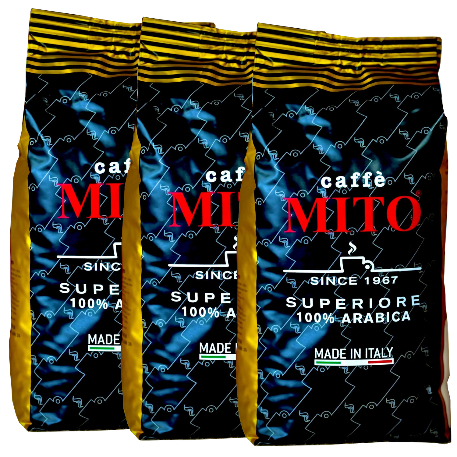 3 ק"ג פולי קפה סופיריור 100% ערביקה MITO SUPERIORE