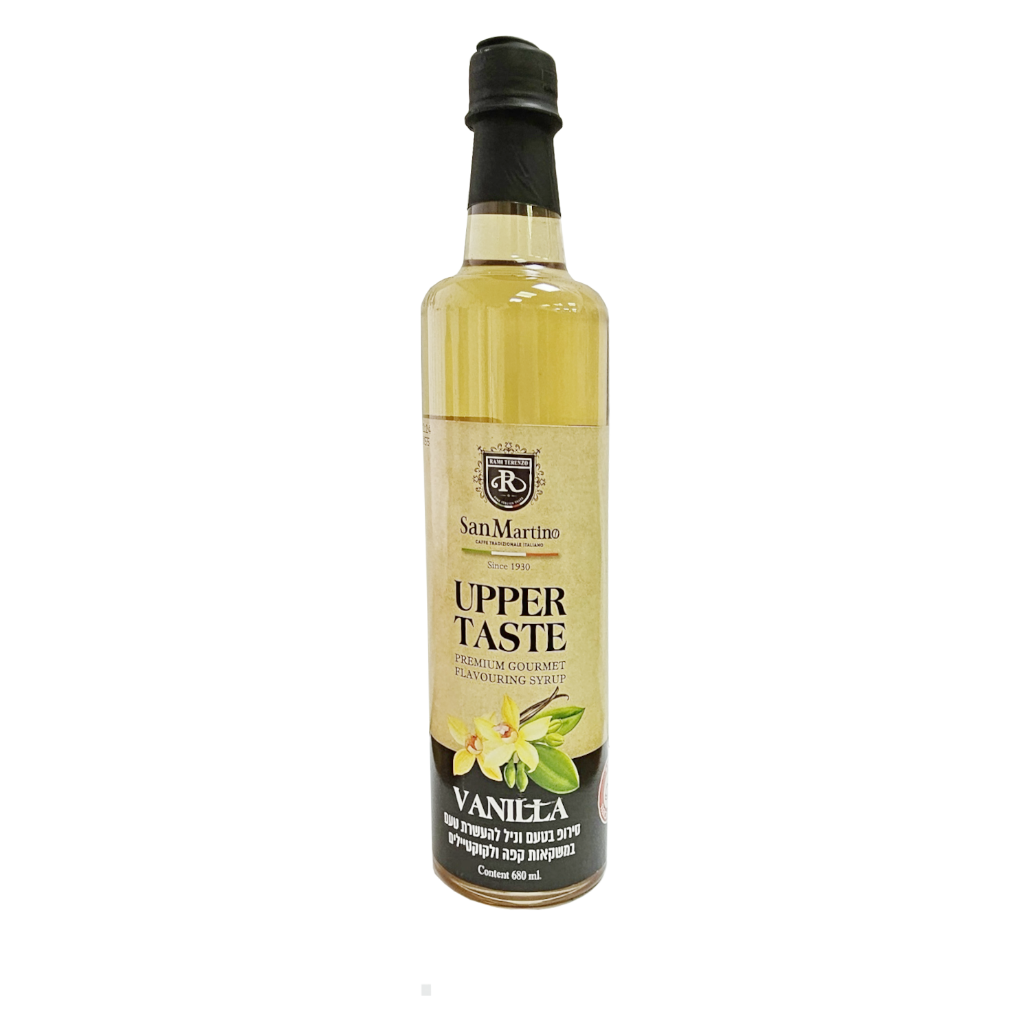 סירופ לקפה בטעם וניל