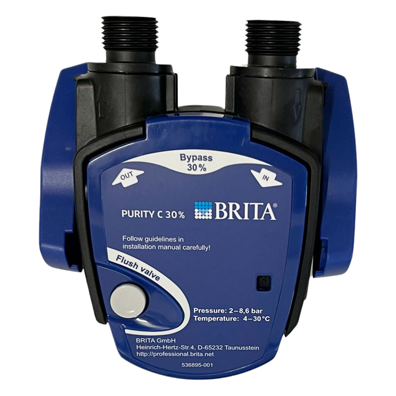 ראש חיבור למערכת ריכוך מים Brita מעקף קבוע 30%