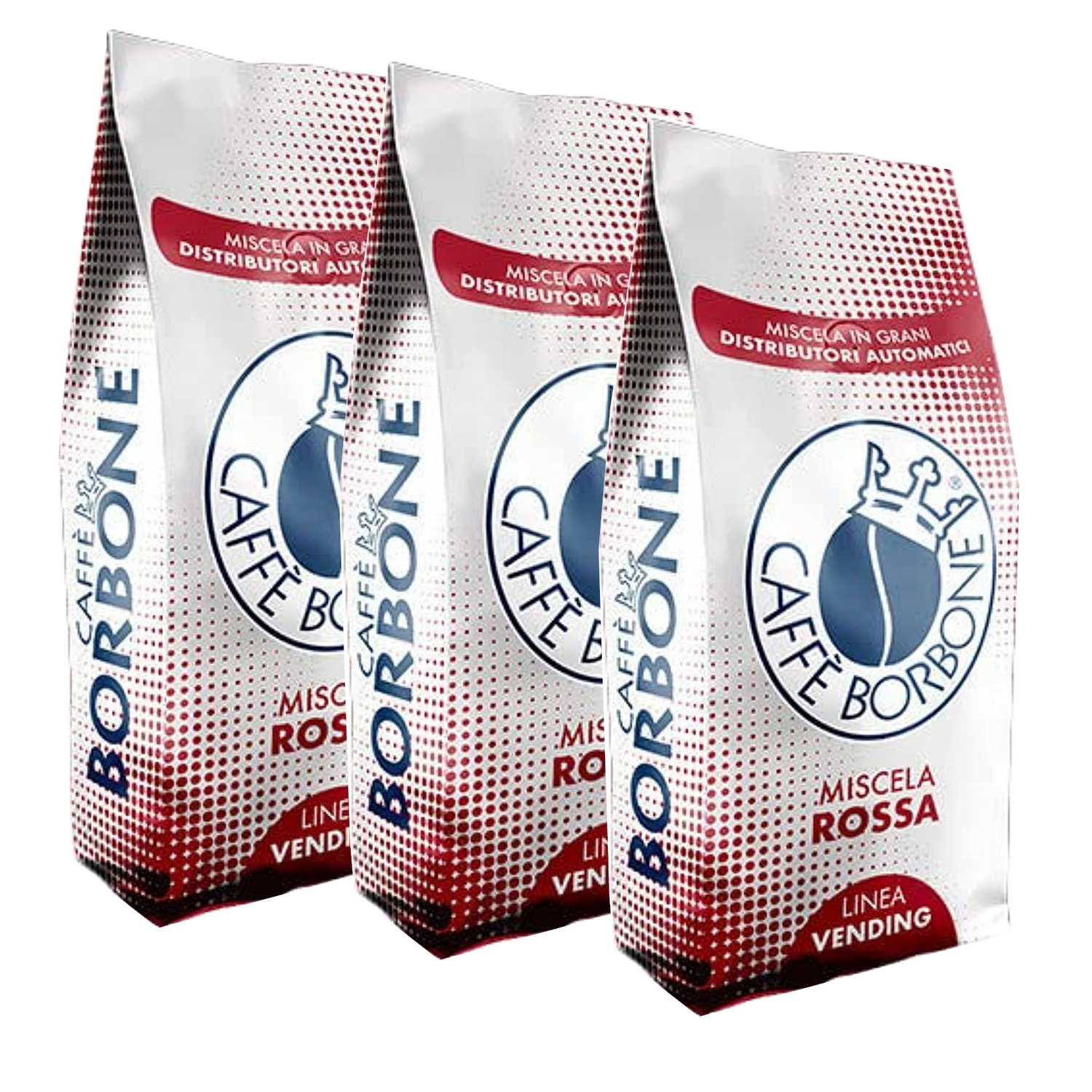 3 ק"ג פולי קפה אדום Caffe Borbone RED