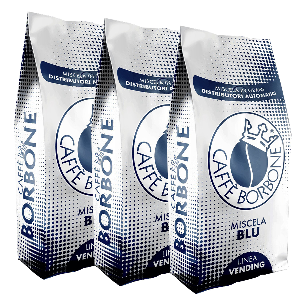 3 ק"ג פולי קפה כחול Caffe Borbone BLUE