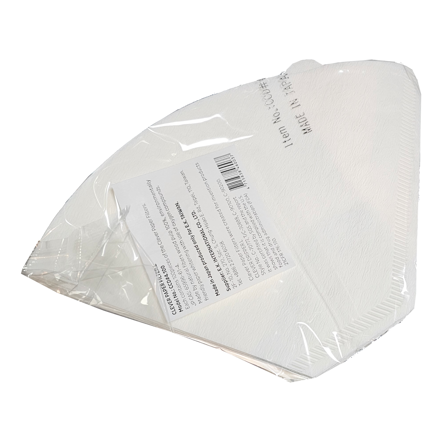 100 פילטרים מנייר קלבר תואם מליטה ל-4 ספלים בשקית