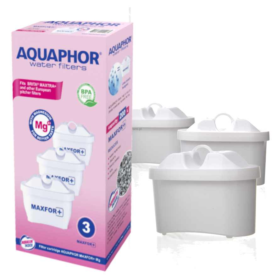 3 פילטרים Aquaphor Maxfor B-100-25 - מתאים גם לקנקי בריטה