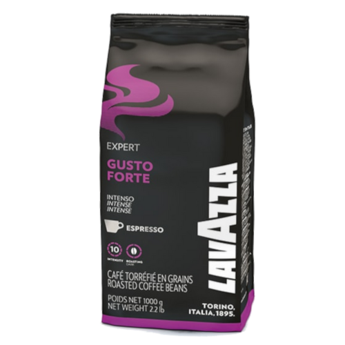 1 ק"ג פולי קפה לוואצה גוסטו פורטה Lavazza Gusto Forte