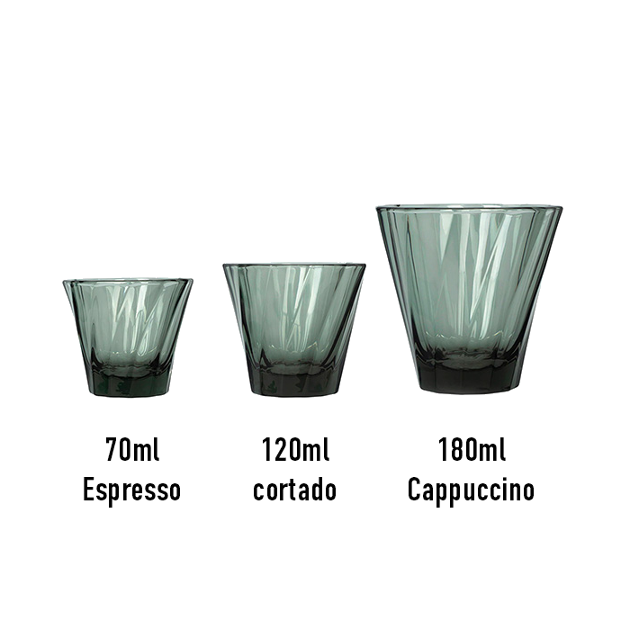 Кружка для эспрессо из коричневого стекла объемом 70 мл от Loveramics