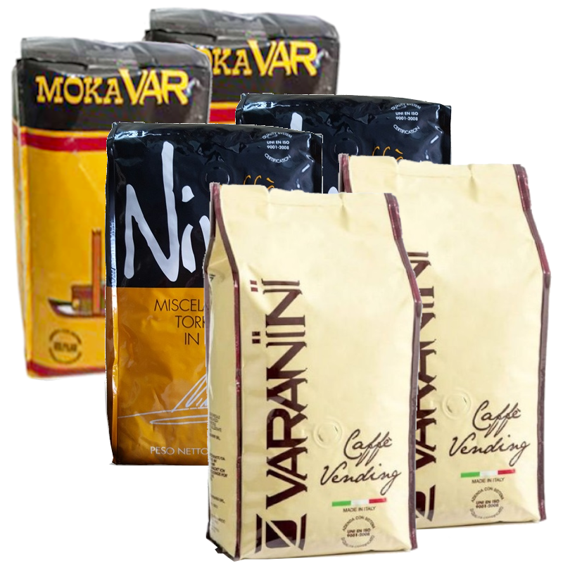 6 ק"ג פולי קפה ורניני Varanini Mix ערכת טעימות