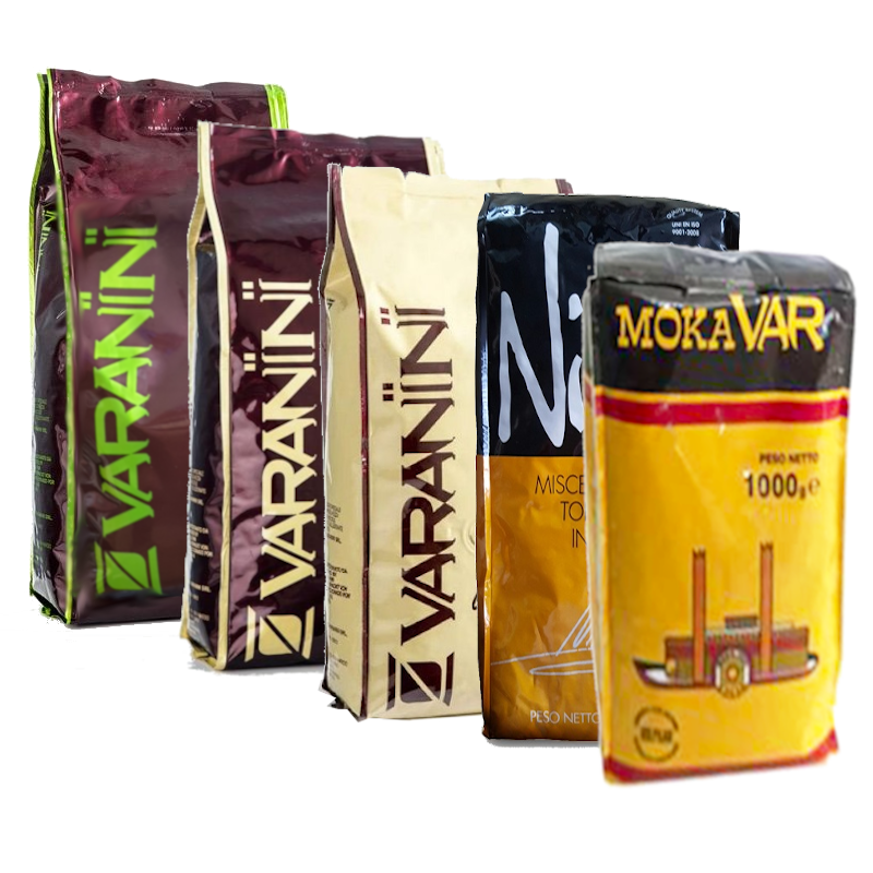 5 ק"ג פולי קפה ורניני Varanini Mix ערכת טעימות