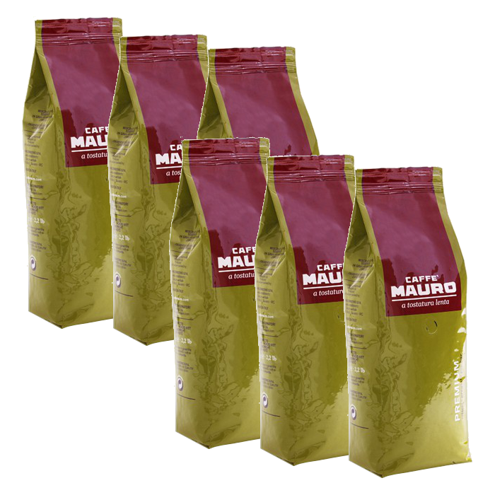 6 ק"ג פולי קפה מאורו פרימיום Mauro Premium