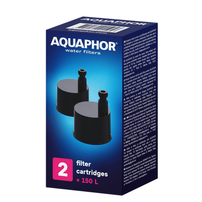 סט של 2 פילטרים לבקבוק Aquaphor City לסינון המים