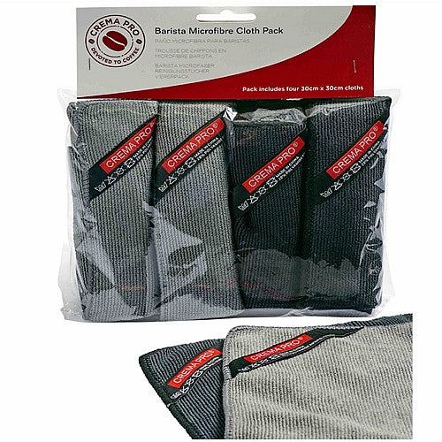 חבילת 4 מטליות מיקרופייבר - CREMA PRO BARISTA MICRO CLOTH