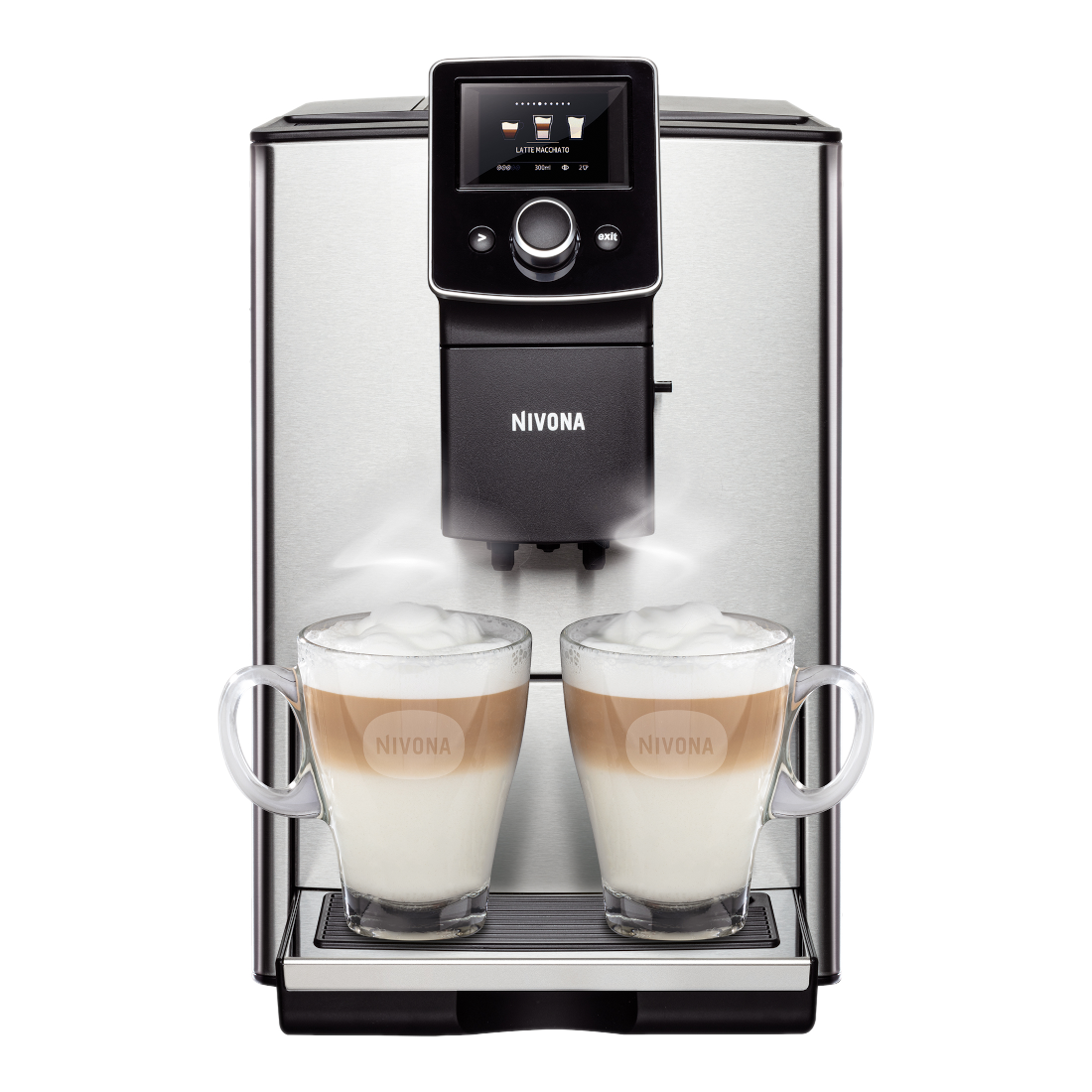 מכונת אספרסו Nivona CafeRomatica 825 בצבע נירוסטה כסף