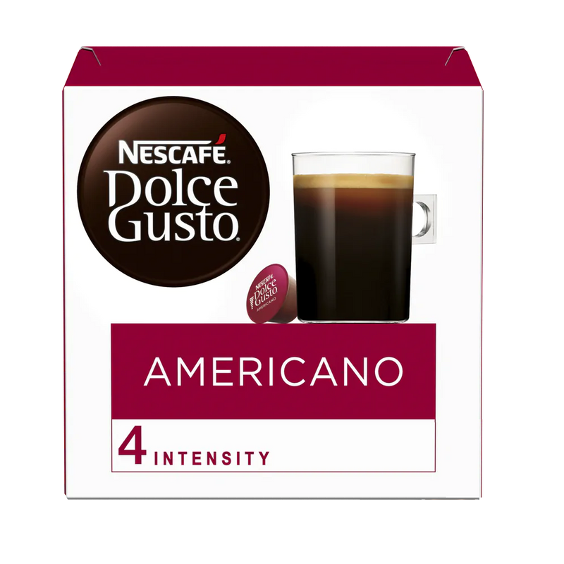 16 קפסולות אמריקנו של Nescafe Americano דולצ'ה גוסטו