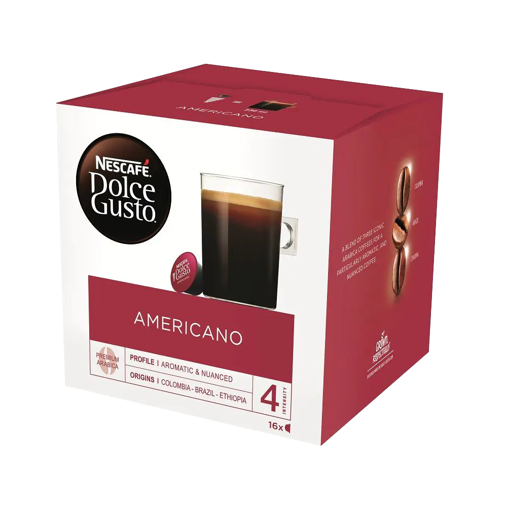 16 קפסולות אמריקנו של Nescafe Americano דולצ&