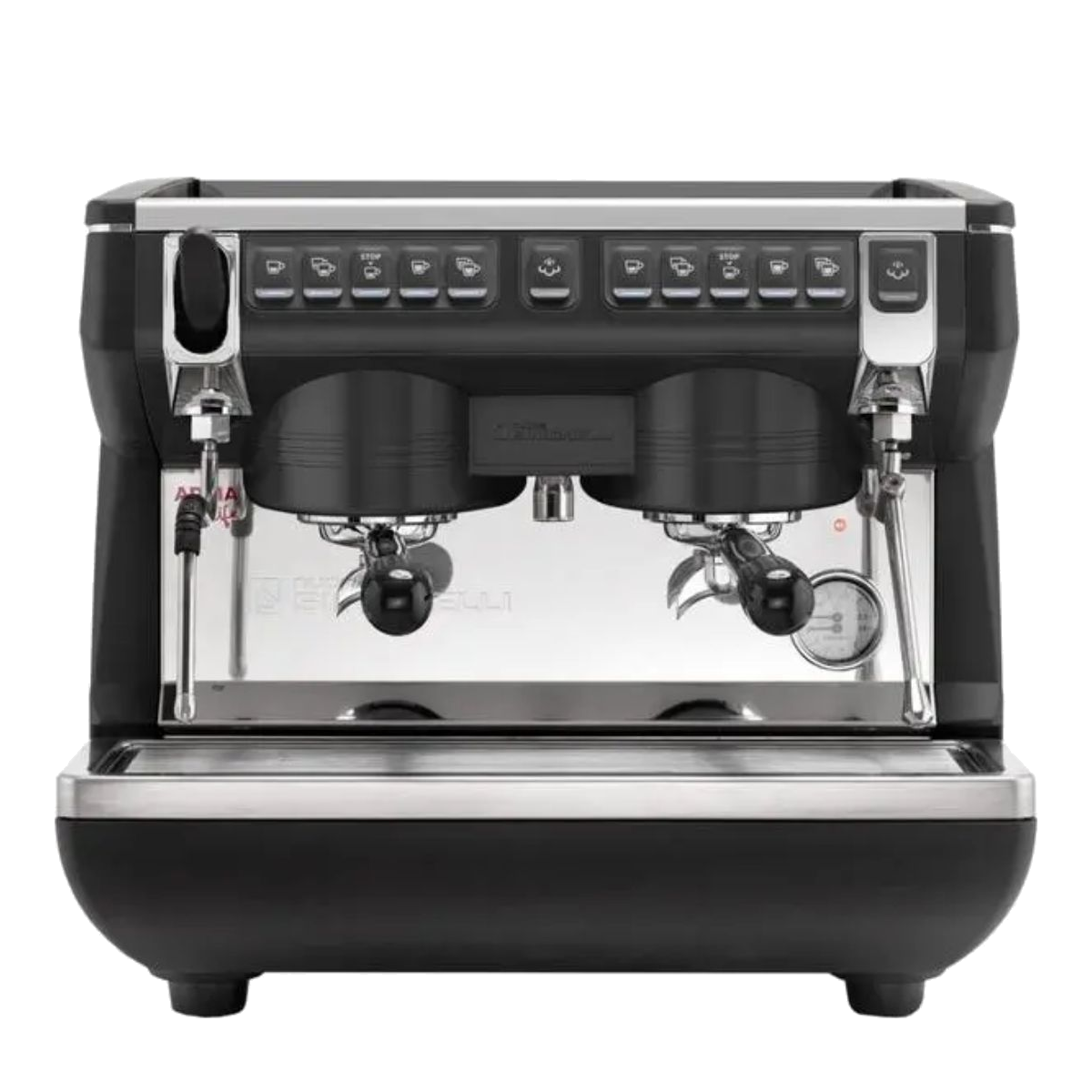 מכונת אספרסו מסחרית 2 ראשים שחורה - Nuova Simonelli Appia Life 2G Compact