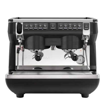 מכונת אספרסו מסחרית 2 ראשים שחורה - Nuova Simonelli Appia Life 2G Compact