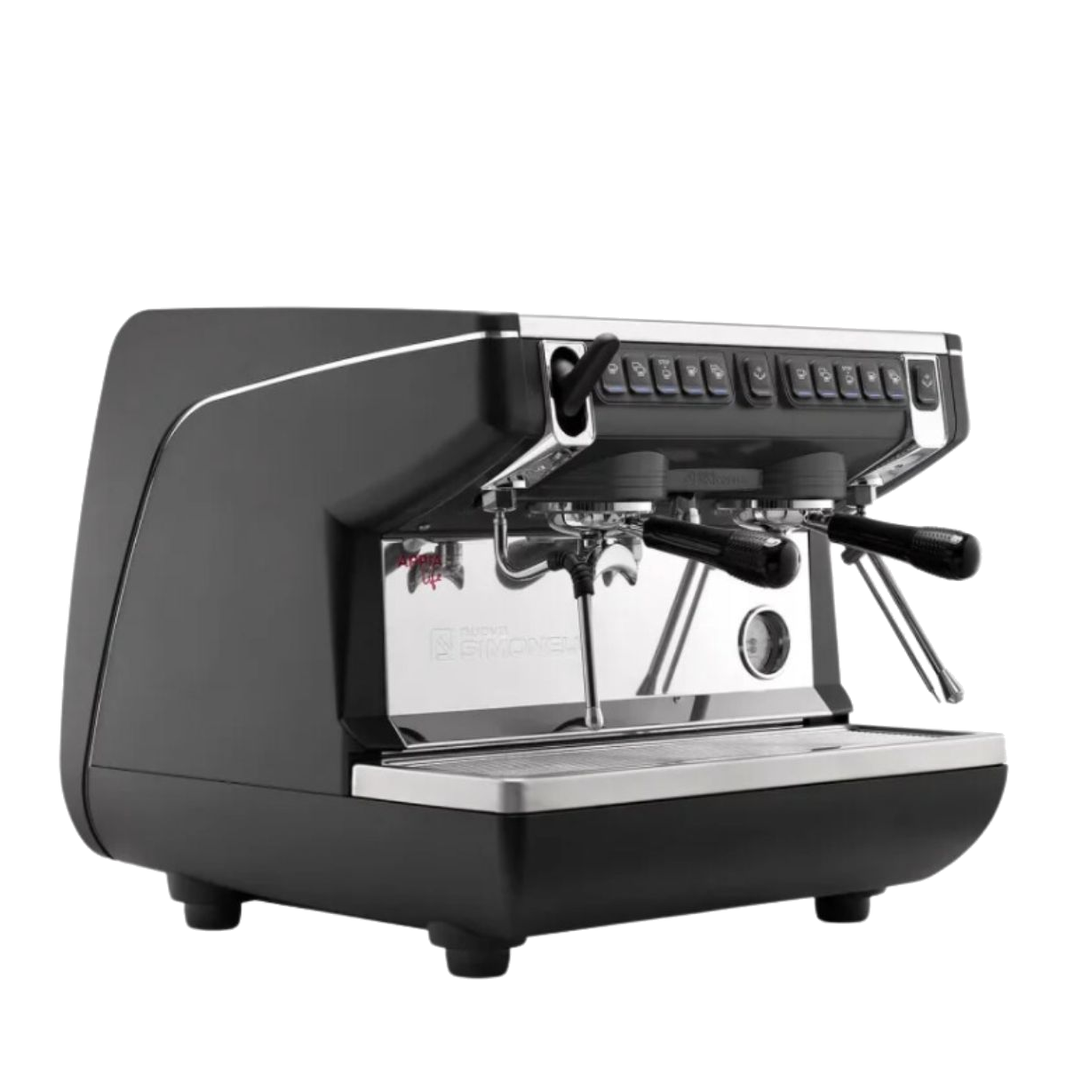 מכונת אספרסו מסחרית 2 ראשים שחורה - Nuova Simonelli Appia Life 2G Compact