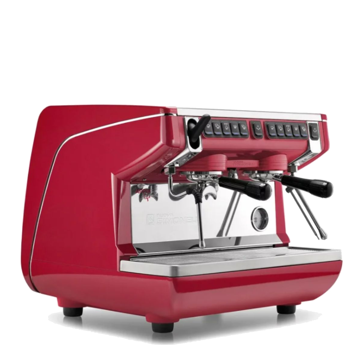 מכונת אספרסו מסחרית 2 ראשים אדומה - Nuova Simonelli Appia Life 2G Compact