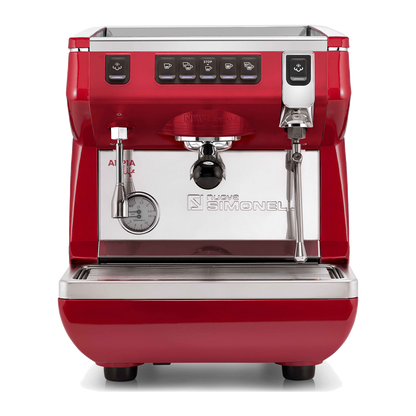 מכונת אספרסו מסחרית ראש אחד אדומה - Nuova Simonelli Appia Life 1G