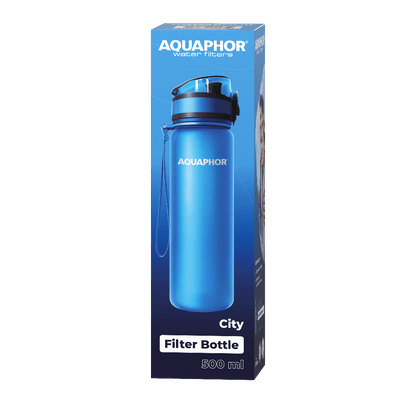 בקבוק עם מסנן פנימי Aquaphor City לשתיית מים נקיים