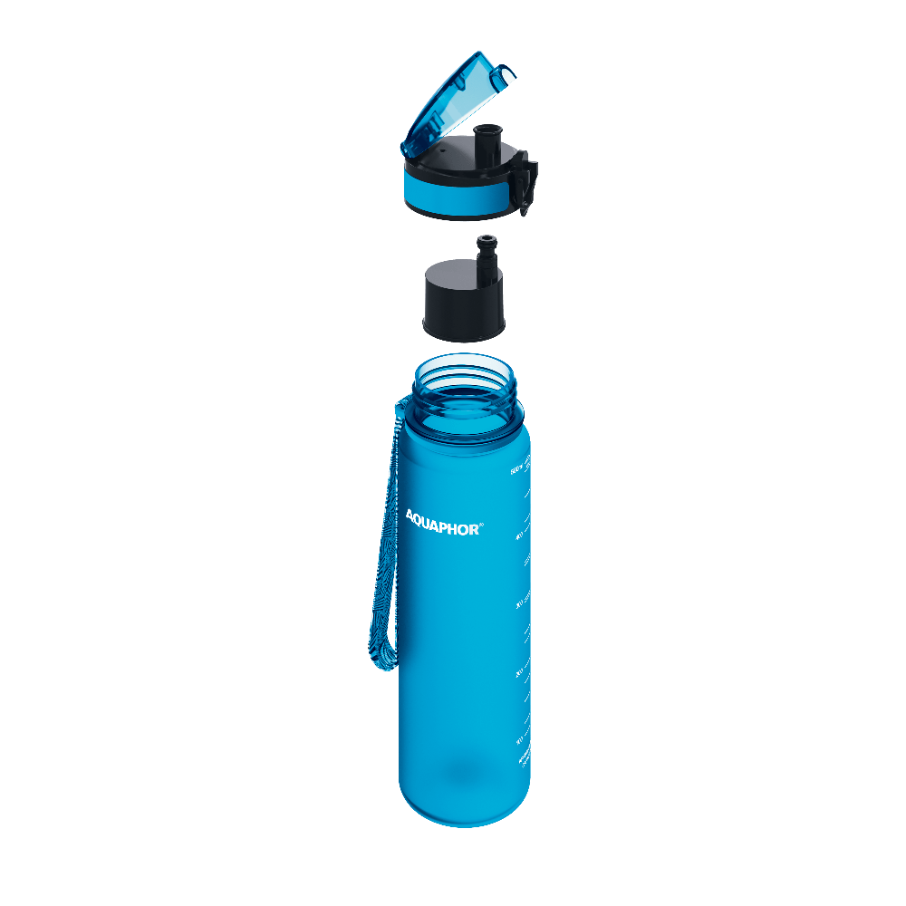 בקבוק עם מסנן פנימי Aquaphor City לשתיית מים נקיים