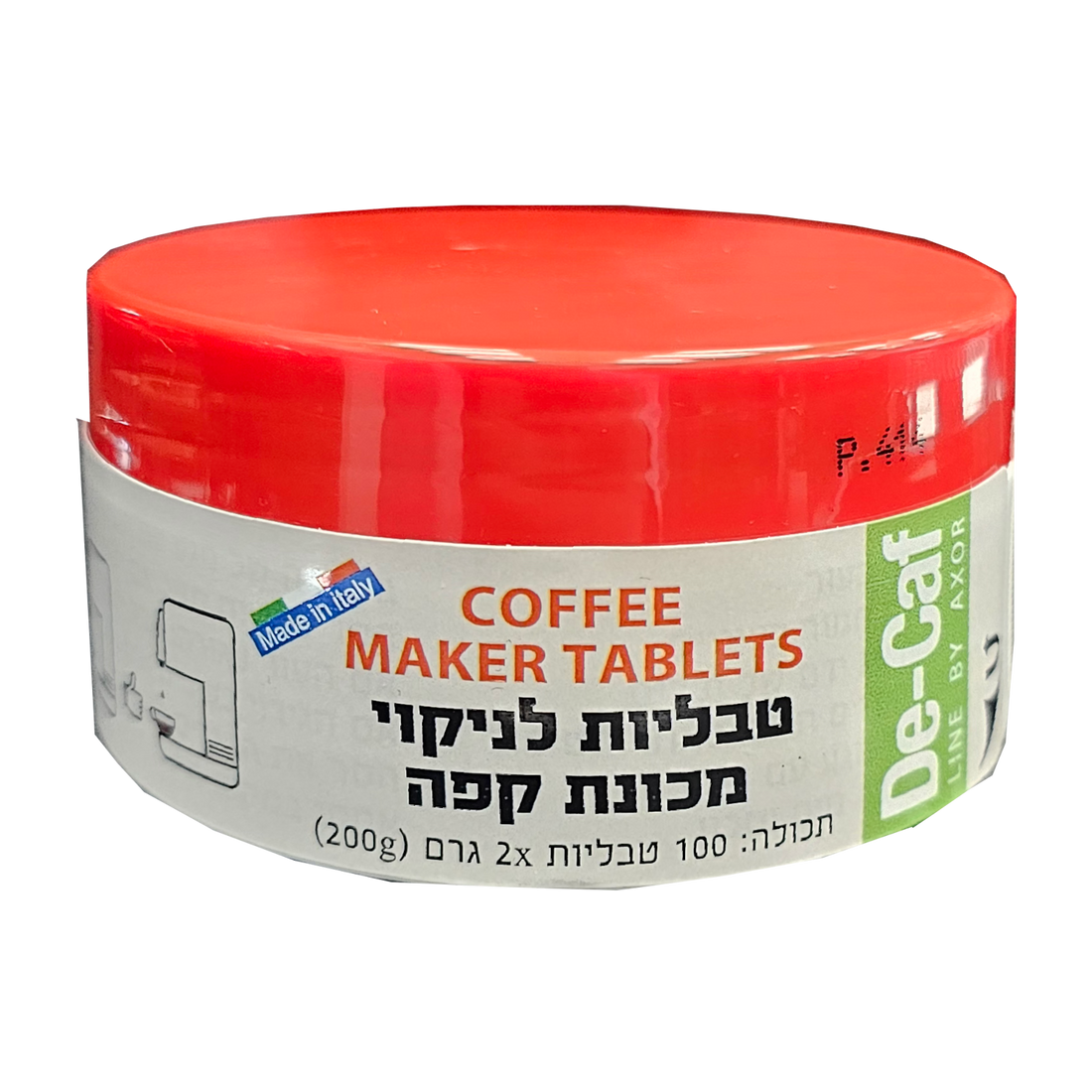 100 крепких таблеток по 2 г для очистки жиров в кофемашине AXOR