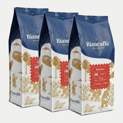 3 ק"ג פולי קפה ביאנקפה אינטנסו Biancaffe Intenso