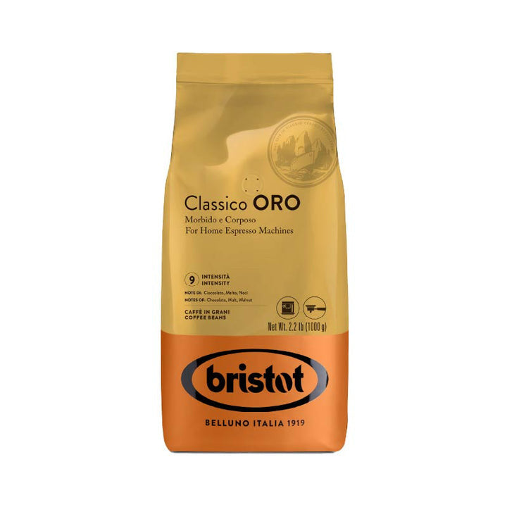 1 ק&quot;ג קפה בריסטוט  אורו Bristot Classico Oro