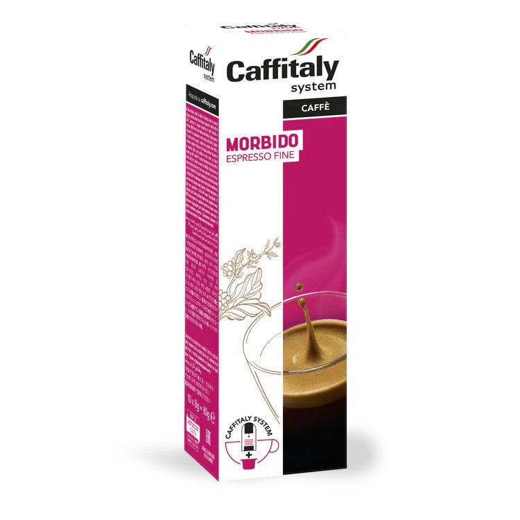 10 קפסולות מורבידו תואם קפיטלי Caffitaly CAFFÈ
