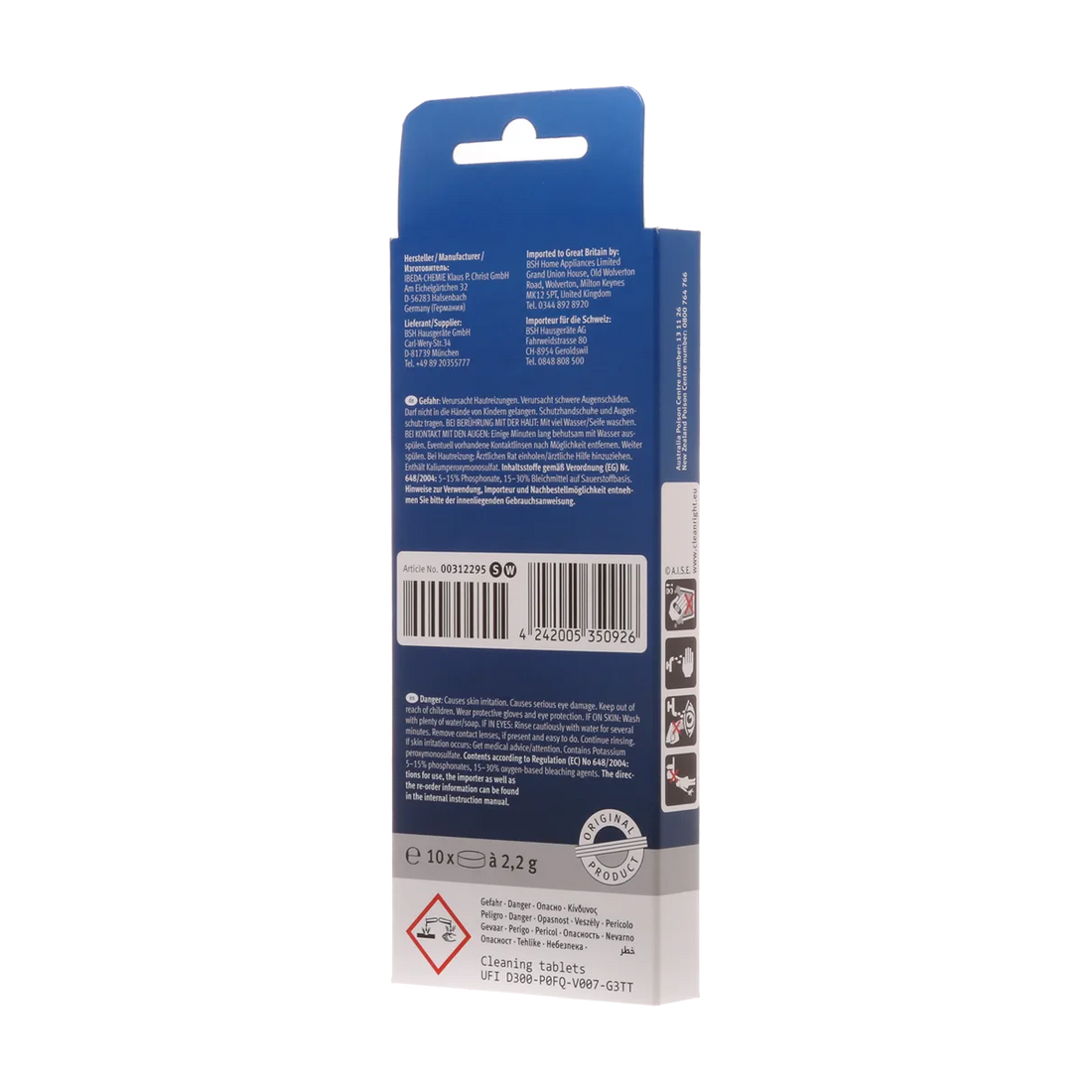 טבליות לניקוי שומנים למכונות סימנס