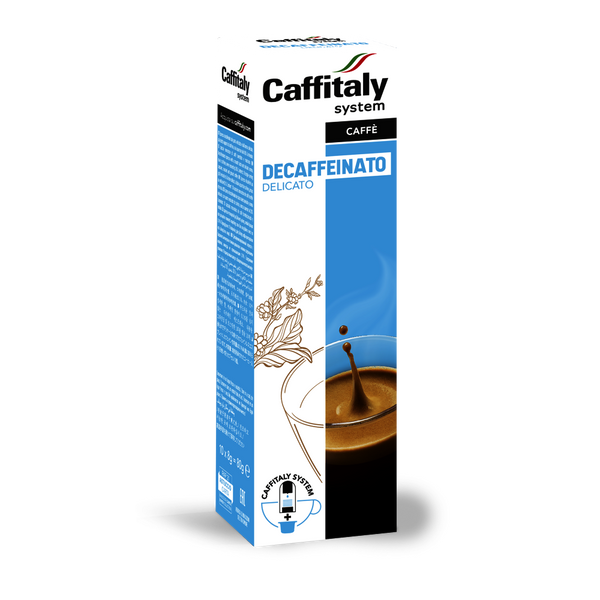 10 קפסולות נטול קפאין שיטת קפיטלי Caffitaly CAFFÈ