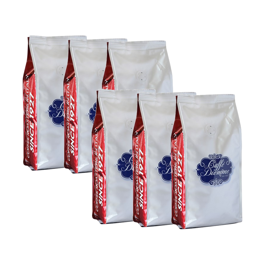 6 ק"ג פולי קפה דיאמה אדום Caffe diemme Rosso