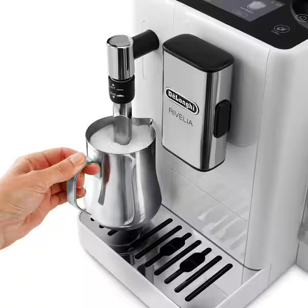מכונת אספרסו Delonghi RIVELIA EXAM 440.35.W צבע לבן