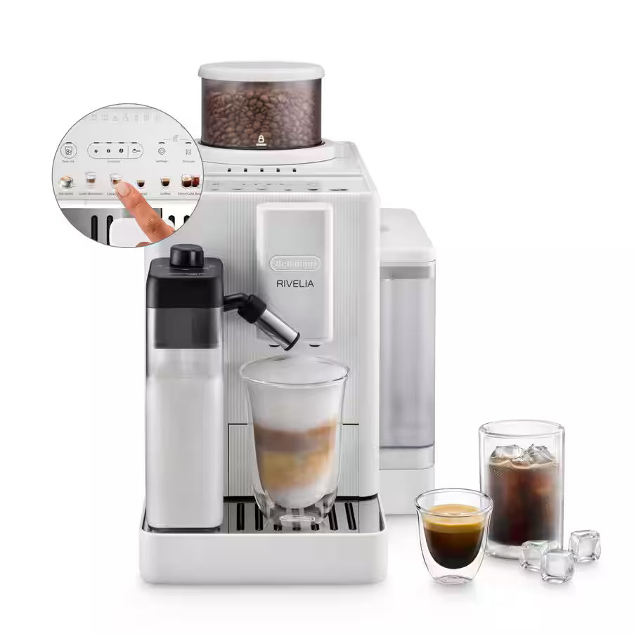 מכונת אספרסו Delonghi RIVELIA Start EXAM 420.55.WXL לבנה