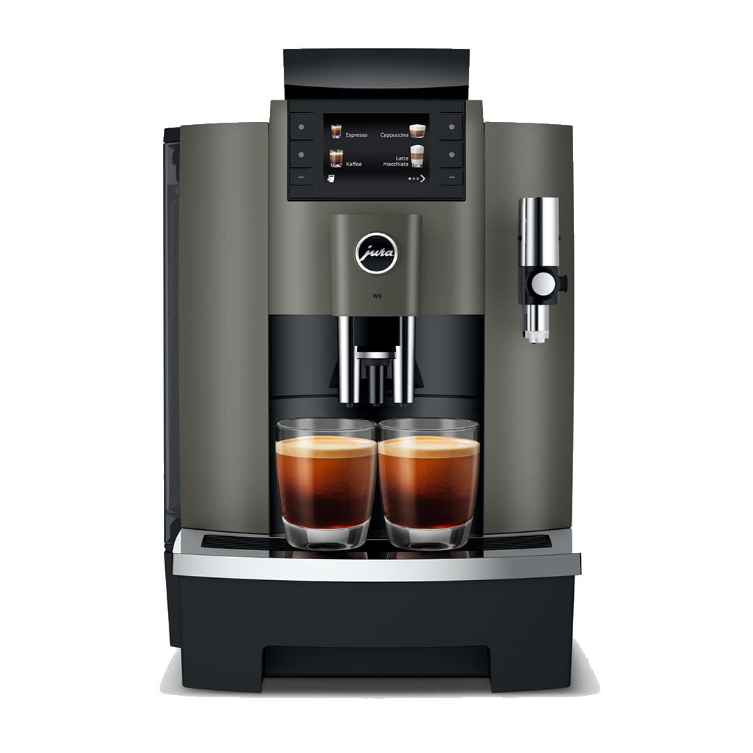 מכונת אספרסו Jura W8 Dark Inox נירוסטה כהה
