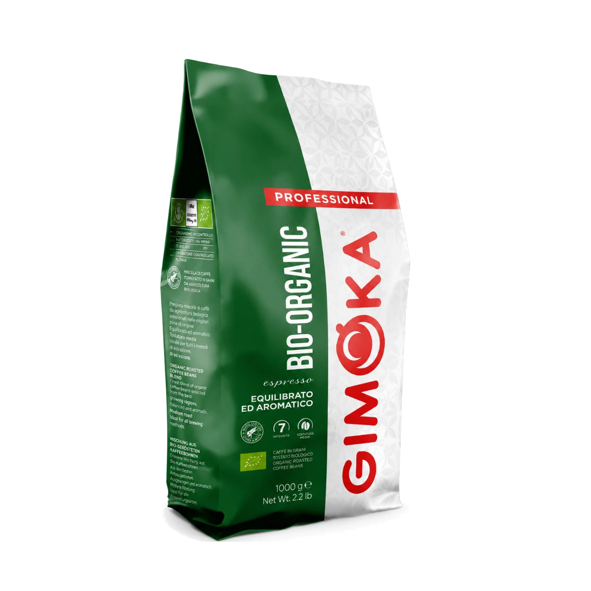 1 ק"ג פולי קפה Gimoka Bio-Organic
