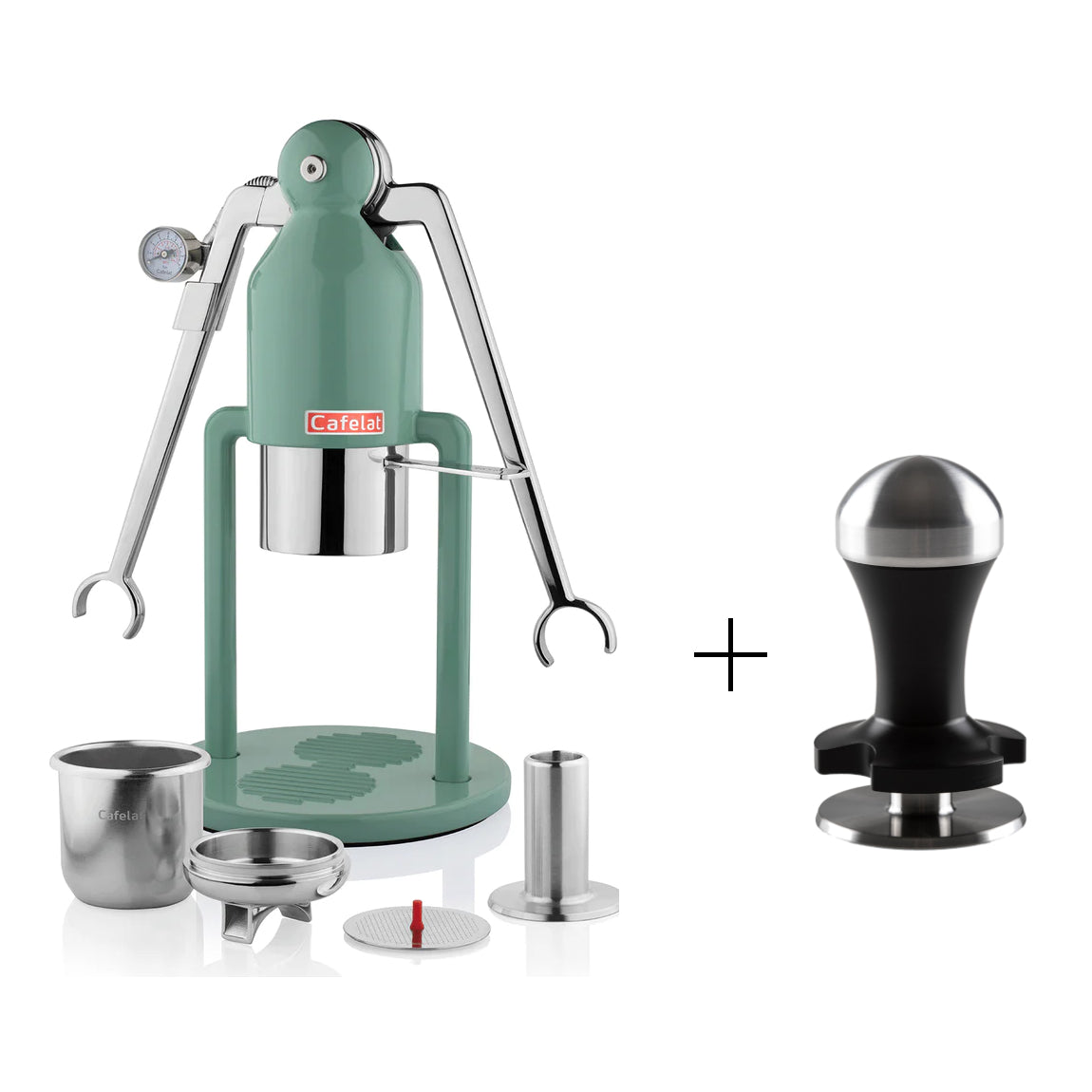 הרובוט של קפהלט בצבע ירוק - Cafelat Barista Robot Green