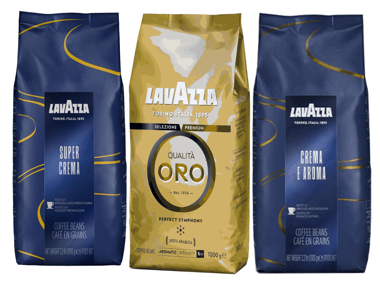 3 ק"ג פולי קפה Lavazza במבצע