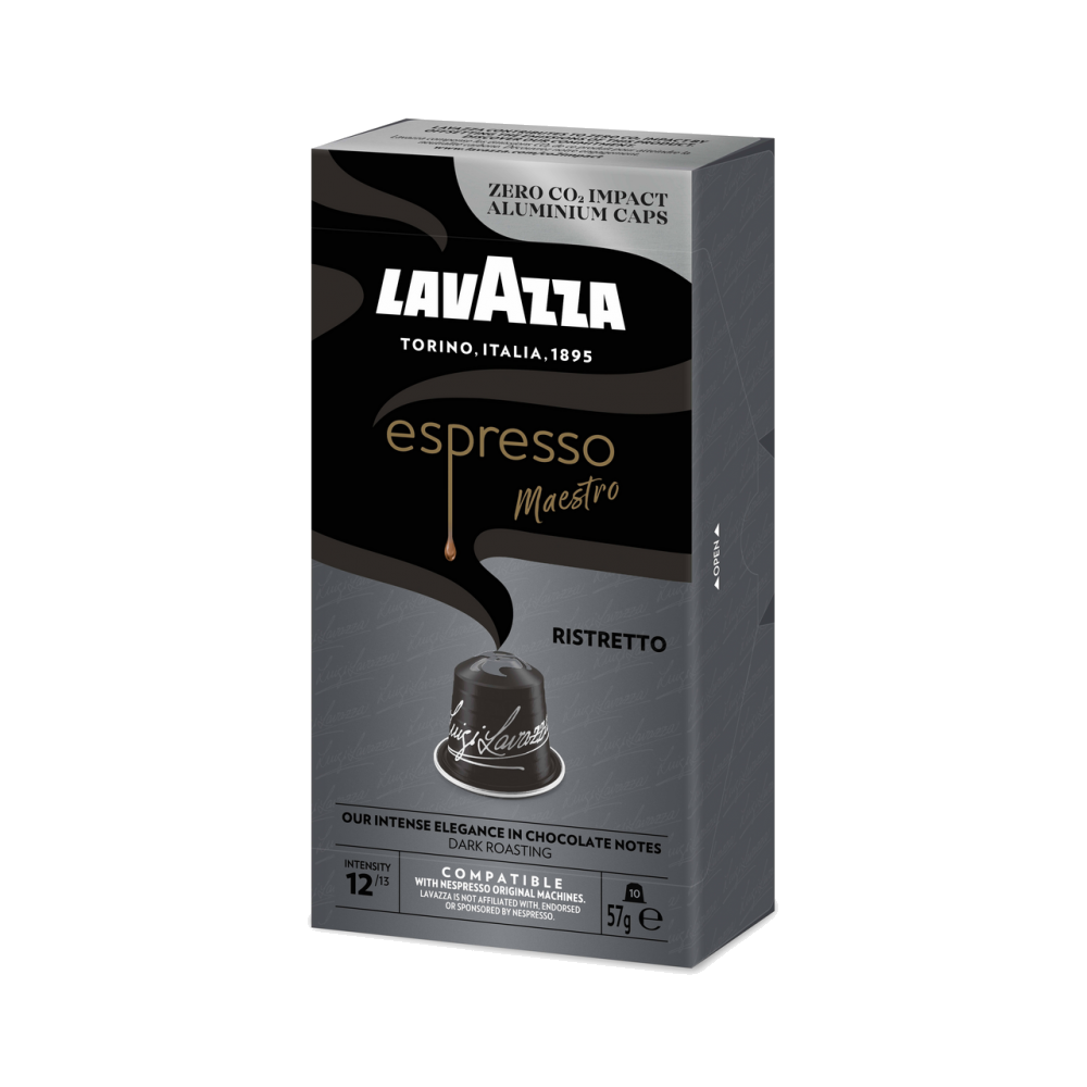10 קפסולות Lavazza Espresso Maestro Ristretto תואמות נספרסו