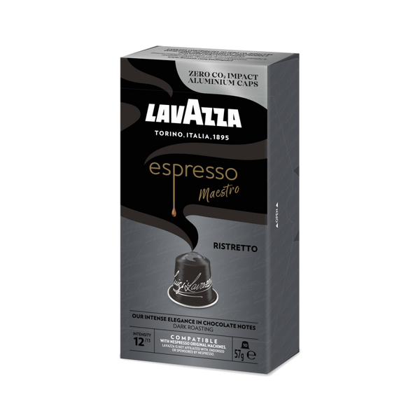 10 קפסולות Lavazza Espresso Maestro Ristretto תואמות נספרסו