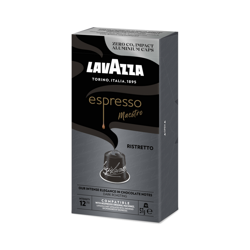 10 קפסולות Lavazza Espresso Maestro Ristretto תואמות נספרסו