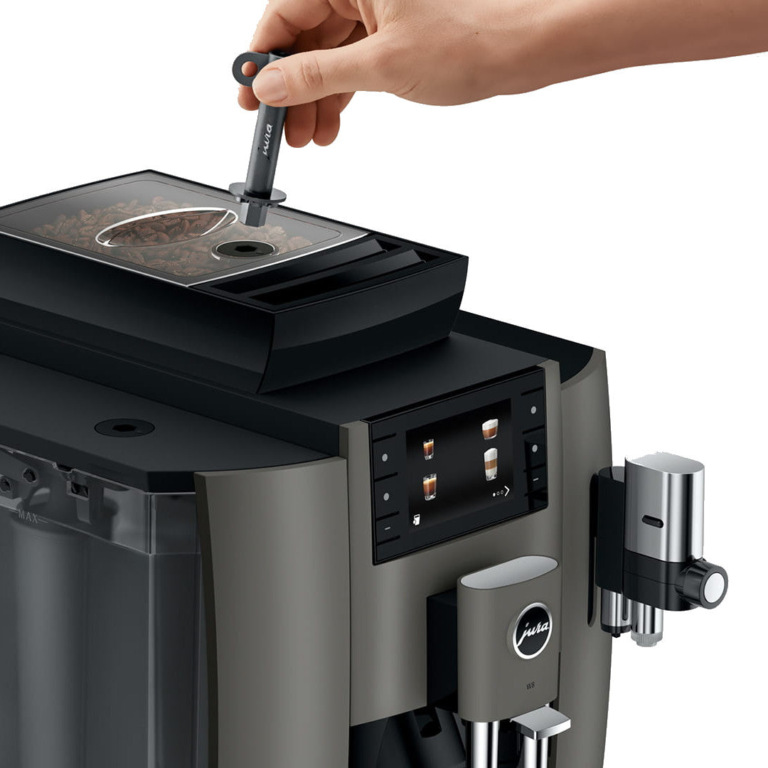 מכונת אספרסו Jura W8 Dark Inox נירוסטה כהה